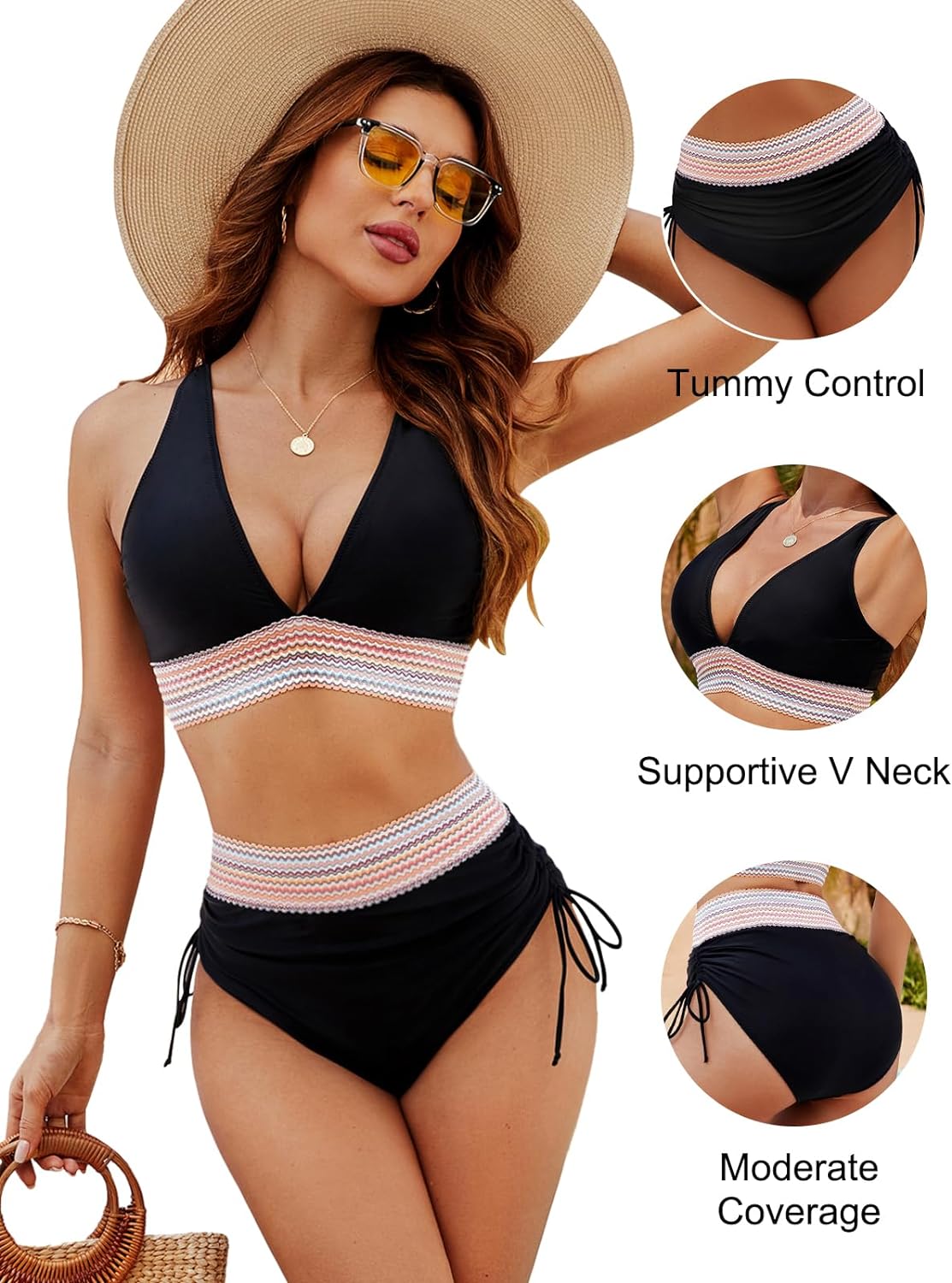 Elegant Tummy Control Bikini