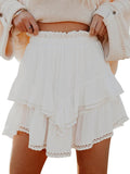 Women Golf Tennis Ruffle Mini Skorts