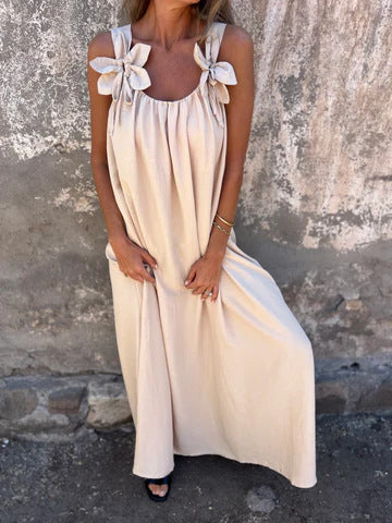 Floral U-Neck Dress