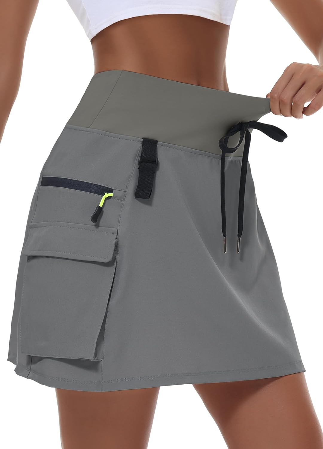 Casual Athletic Skort with Pockets