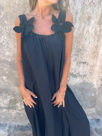 Floral U-Neck Dress
