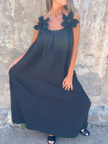 Floral U-Neck Dress