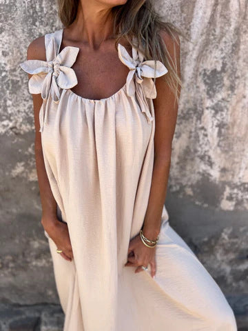Floral U-Neck Dress