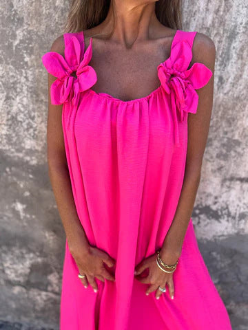 Floral U-Neck Dress