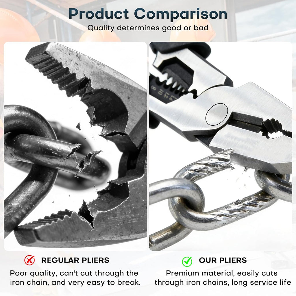 Industrial Wire Cutting Pliers,V-Shaped Head