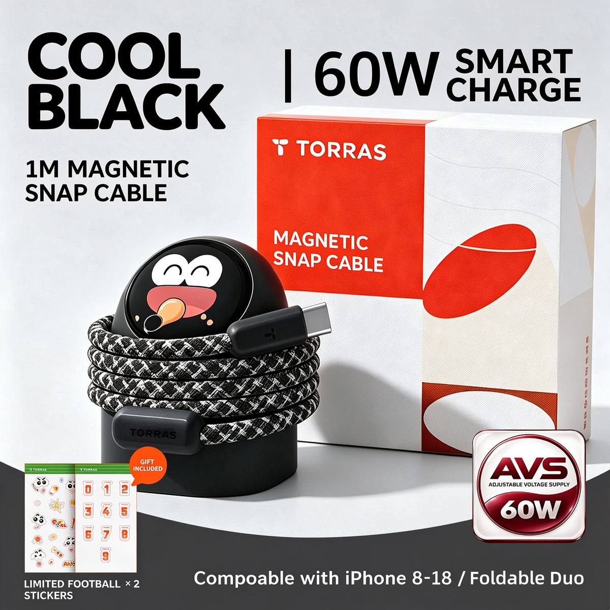 FlashEye Dot for iPhone 18 Pro Max 45W Smart Display Charger