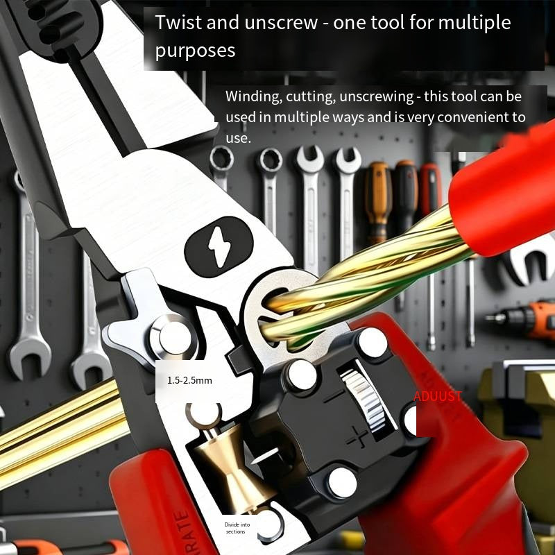 Multifunctional Digital Display Electrician Wire Stripping Test Pliers