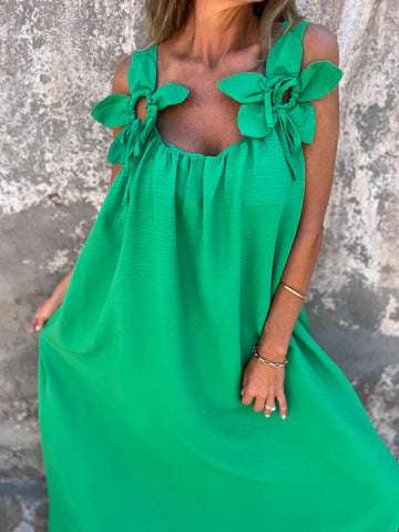 Floral U-Neck Dress