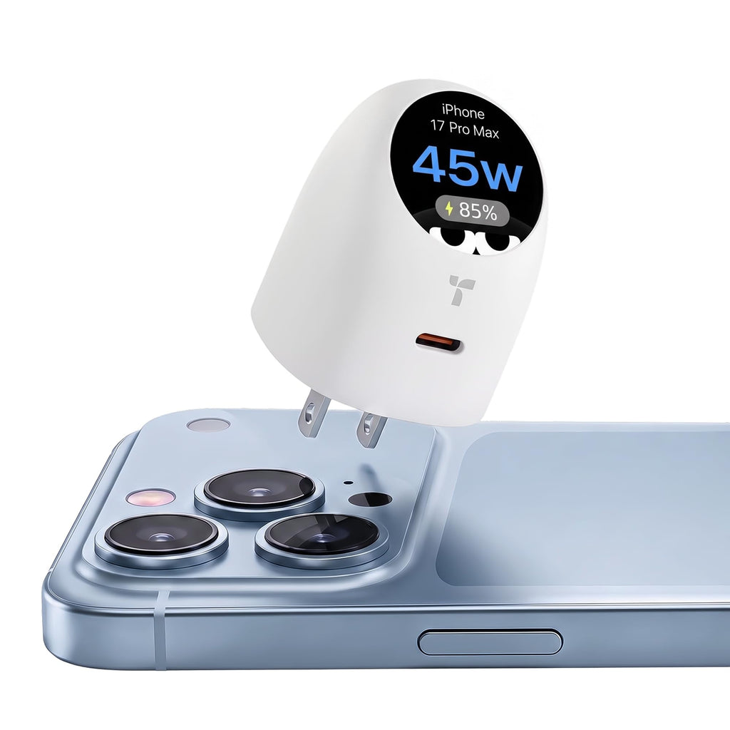 FlashEye Dot for iPhone 18 Pro Max 45W Smart Display Charger